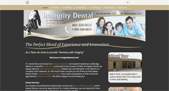 Desktop Screenshot of integritydental.com