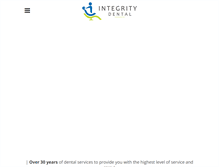 Tablet Screenshot of integritydental.com.au